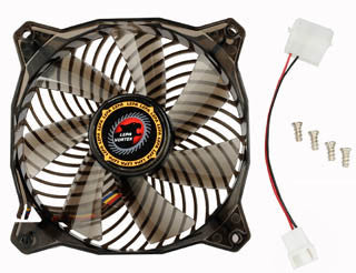 LEPA Vortex Frame 120mm x 25mm PWM Control Case Fan - High Airflow Cooling for PC Gaming, Workstation & Home Office Computers