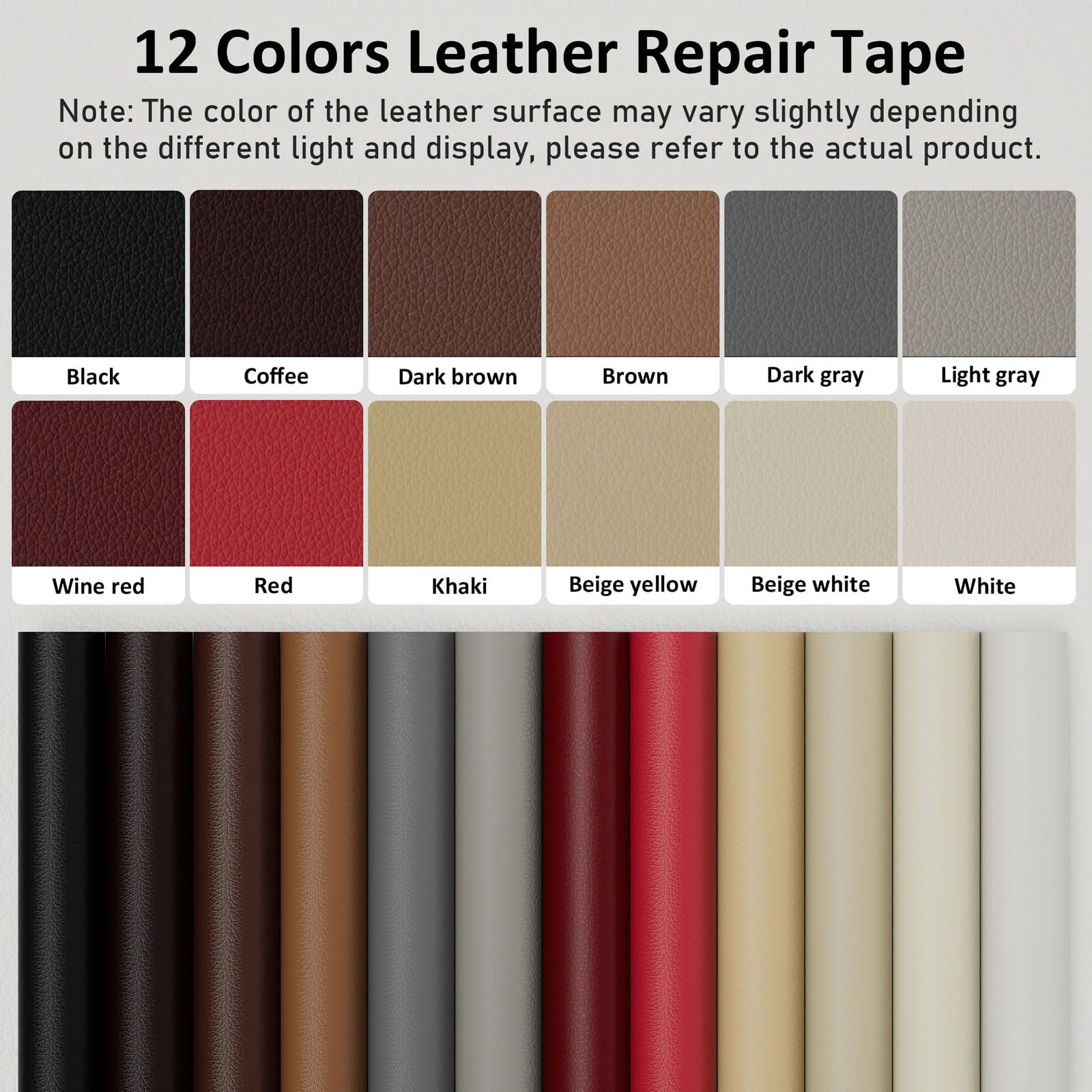Premium Self-Adhesive Leather Repair Patch Kit (5.9
