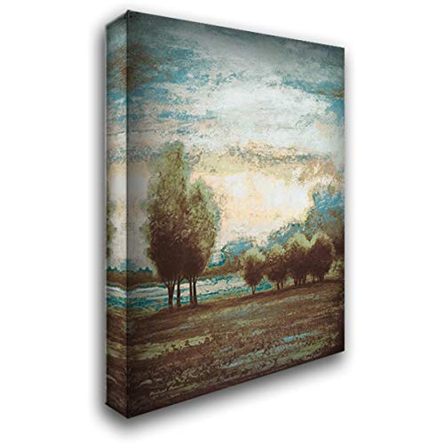 Michael Marcon 'Return to The Blue Open Glow I' 27x40 Large Gallery Wrapped Canvas Art - Perfect for Living Room, Bedroom & Office Wall Decor