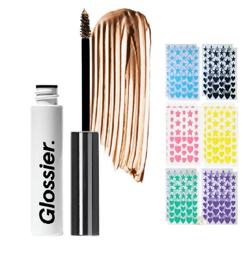 Glossier Boy Brow Volumizing Eyebrow Gel-Pomade - 0.13 oz/3.8g (Blonde) | Natural-Looking Full Brows | Includes 36-Piece Bonus Acne Patches | Perfect for Everyday Makeup & On-The-Go Touch Ups