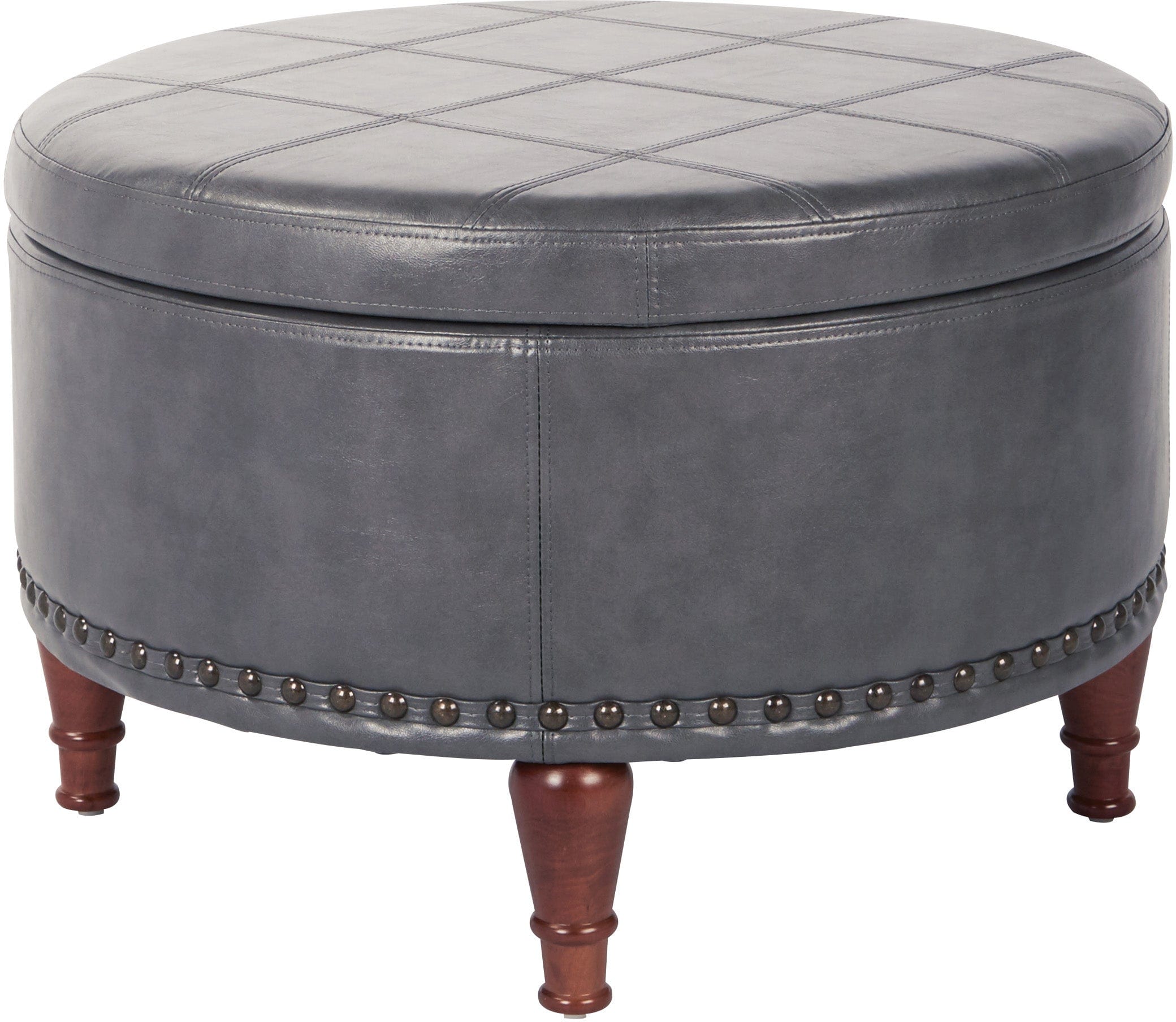 Pewter Faux Leather