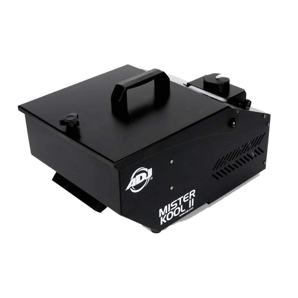 American DJ Black Low-Lying Water Fog Machine with 2 Gallons Fog Juice - Perfect for Halloween Parties, Stage Performances & Special Effects