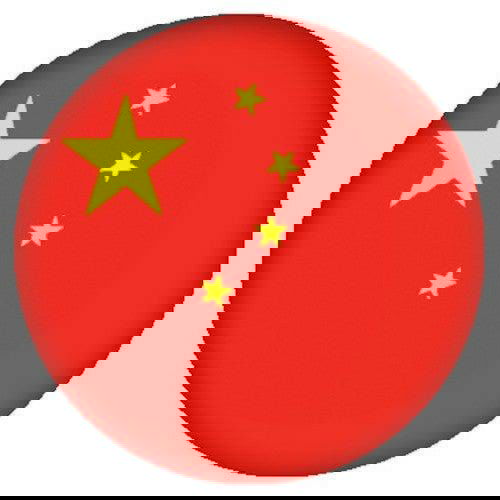 OnTheBallBowling China Flag Design Bowling Ball - Perfect for Professional Bowlers & Patriotic Sports Enthusiasts