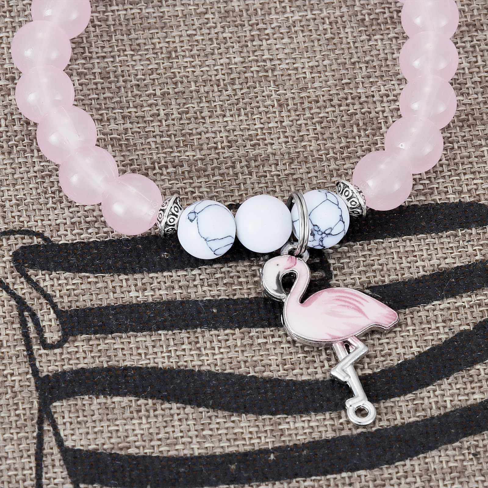 Kivosliviz Flamingo Bracelet - Stylish Motivational Jewelry with Flamazing Flamingo Charm | Perfect for Beach Vacations, Summer Outfits & Gift Giving