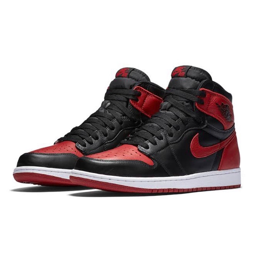 Air Jordan 1 High Retro OG Bred 2016 Sneakers - Black, Varsity Red & White Basketball Shoes for Men | Perfect for Streetwear, Basketball Games & Sneaker Collecting