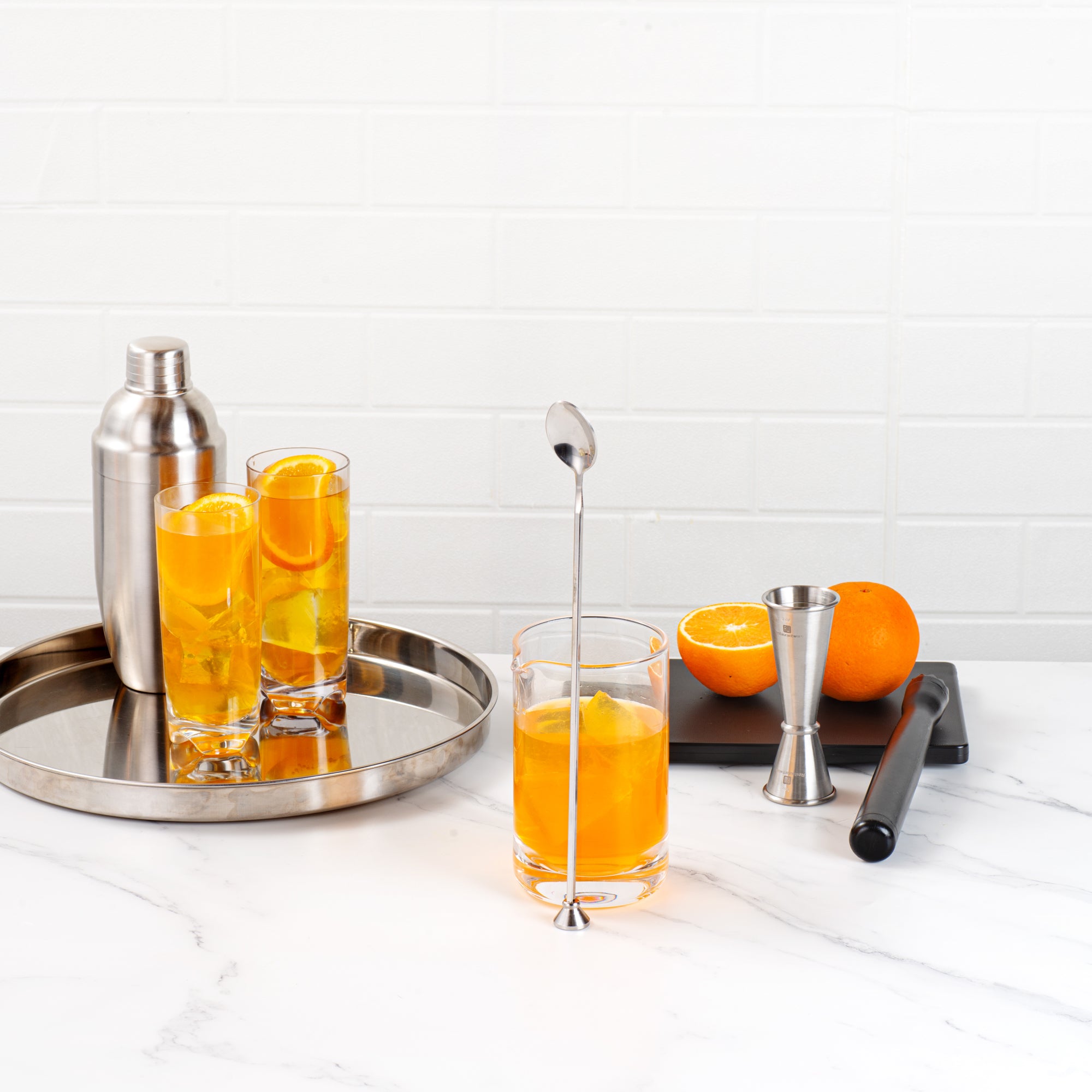 Premium Stainless Steel Bar Spoon & Muddler - 12