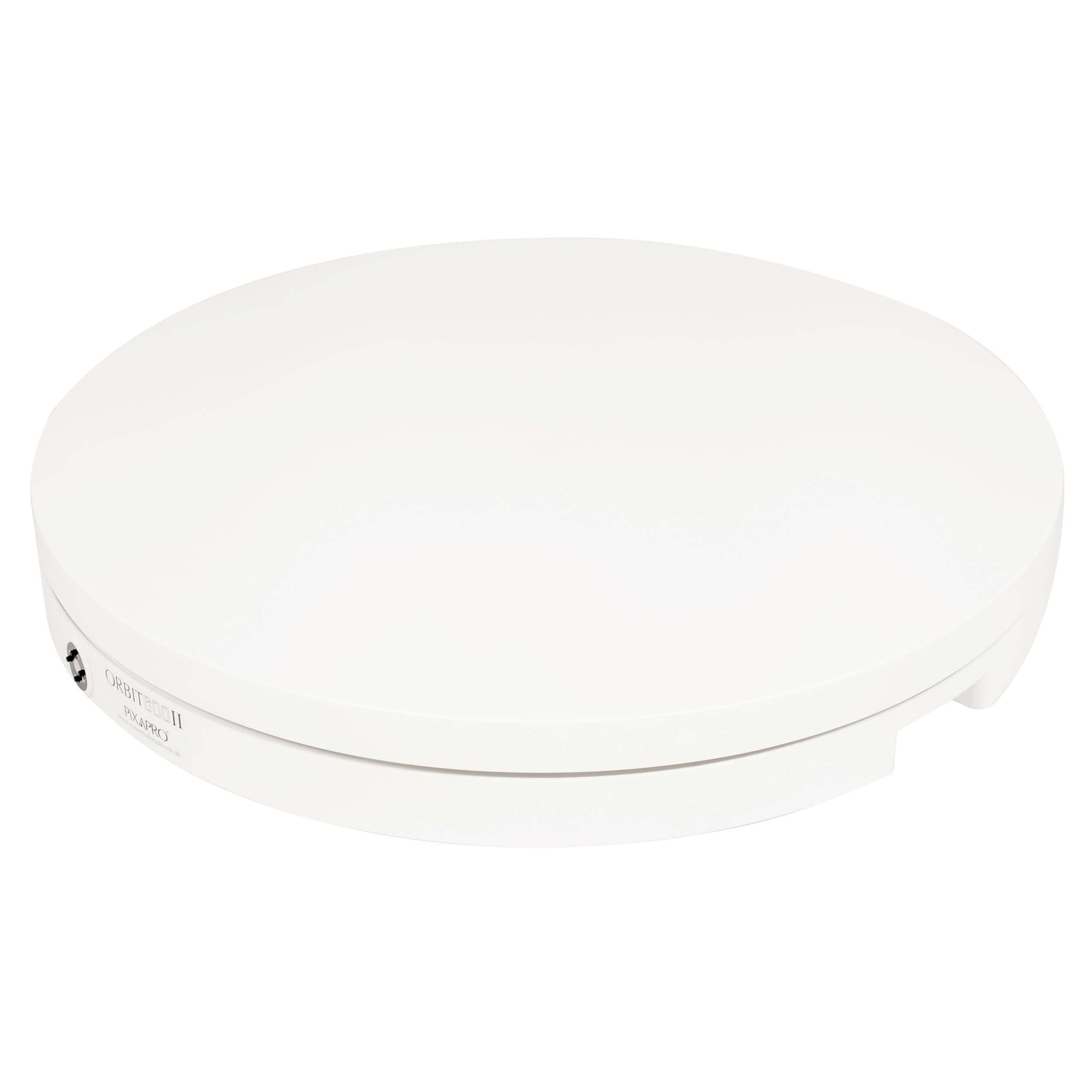ORBIT800 360° 10-Speed 80cm White Electric Rotating Display Stand for Retail Stores, Exhibitions & Product Showcases - Smooth Silent Motor for Jewelry, Watches & Electronics