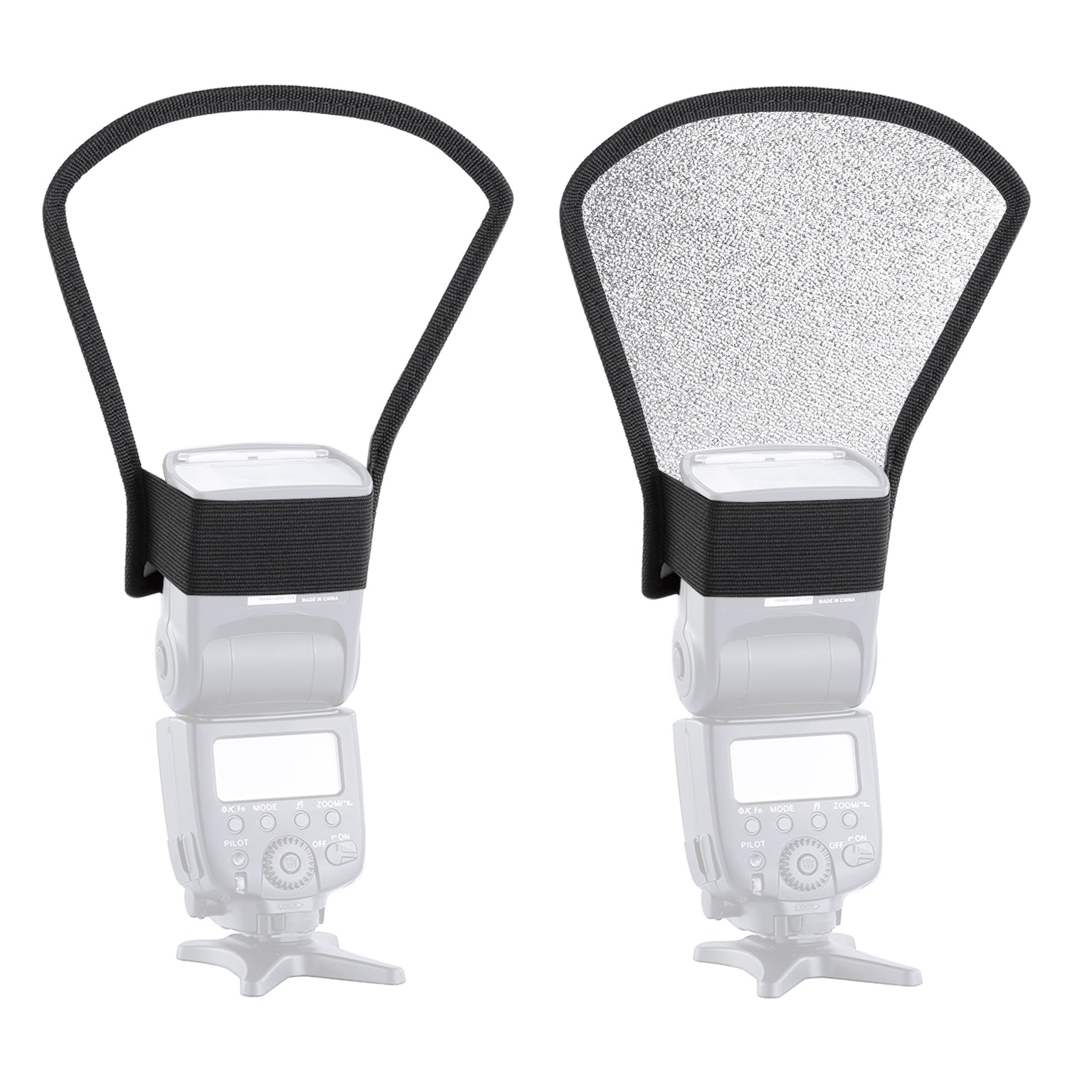 NEEWER Speedlite Flash Softbox and Reflector Diffuser Kit for Canon Nikon Sony DSLR Cameras - Professional Photography Lighting Accessories for Studio, Portrait, and Event Photography