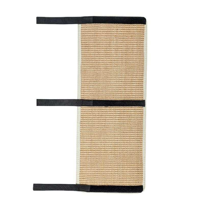 OUHOE Natural Sisal Cat Scratcher Mat - Beige Scratch Pad for Furniture Protection, Sofa & Chair Leg Protector | Durable Velcro Carpet for Kittens & Cats | Perfect for Living Room, Bedroom & Home Office Use