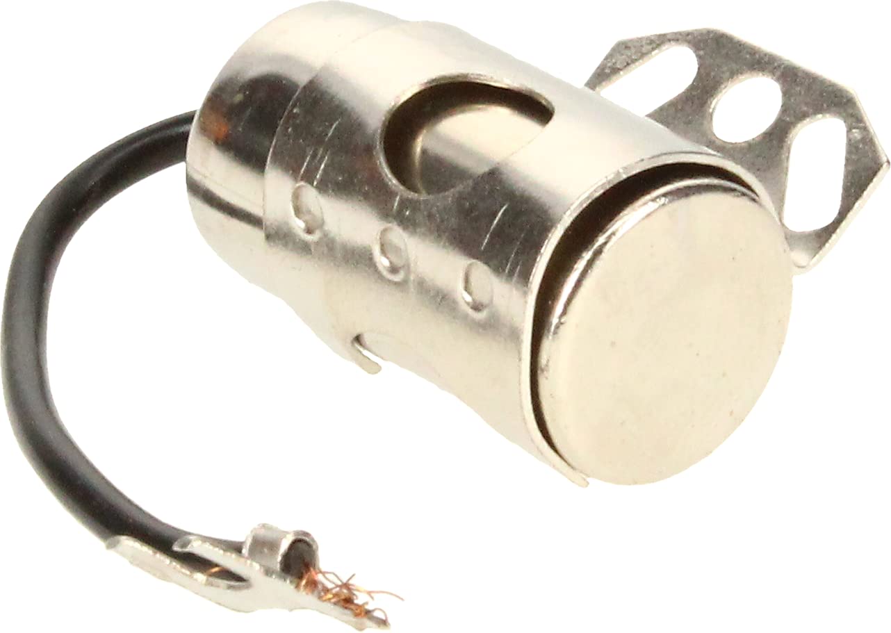 FET12300A Ignition Condenser Compatible with Ford New Holland 2000 4000 600 700 800 8N 900 Series & NAA Tractors - 1 Pack - Perfect for Engine Tune-Ups & Electrical System Repairs