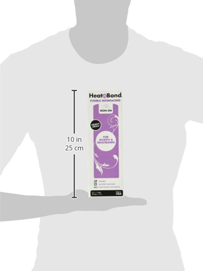 Thermoweb 3338 Heat'n Bond Heavy Weight Iron-On Fusible Interfacing - White 20