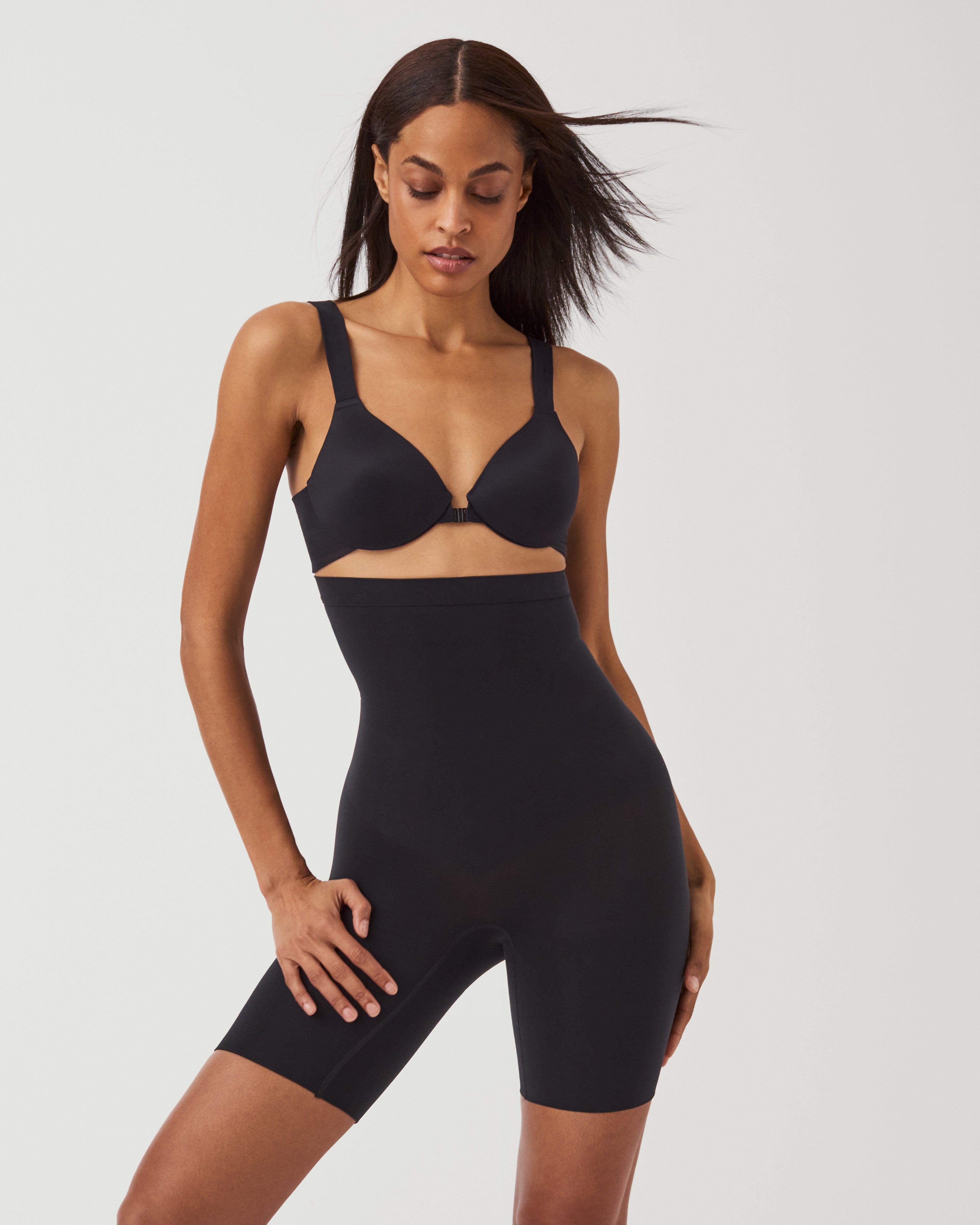 SPANX Sculpt™ Seamless Power High Waisted Mid Thigh Shorts - Shapewear for Women, Tummy Control & Slimming Underwear - Perfect for Dresses, Workout & Everyday Wear