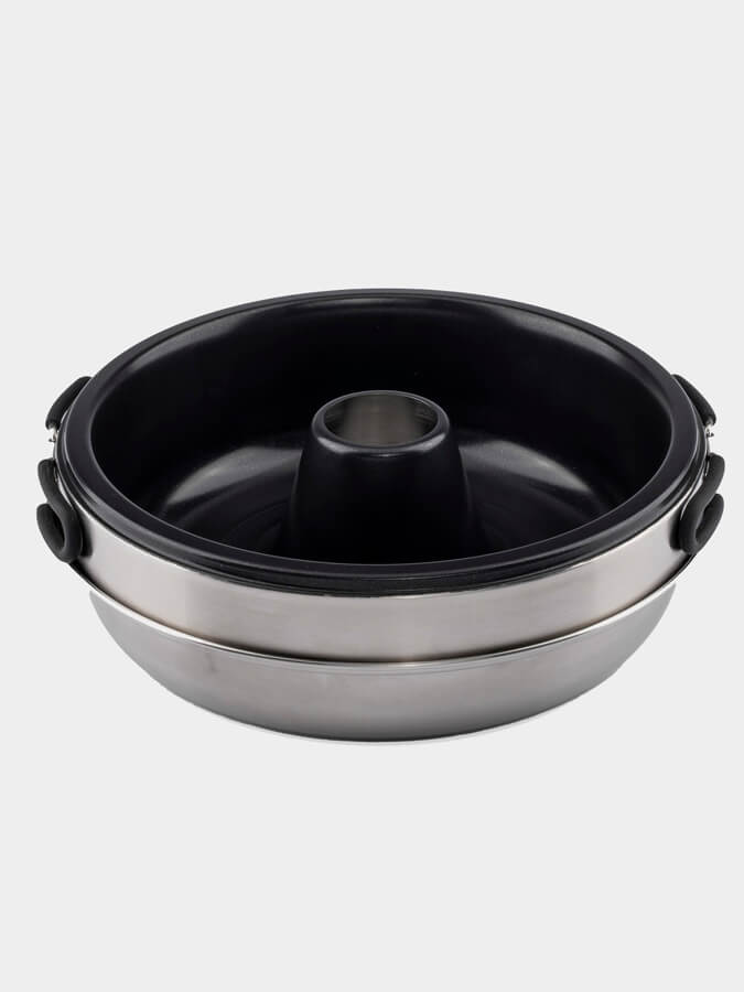 Petromax Dimego 2 Liter Camping Oven Pot - Stainless Steel Dutch Oven for Outdoor Cooking, Baking & Campfire Meals | Perfect for Camping, Backpacking & Picnics