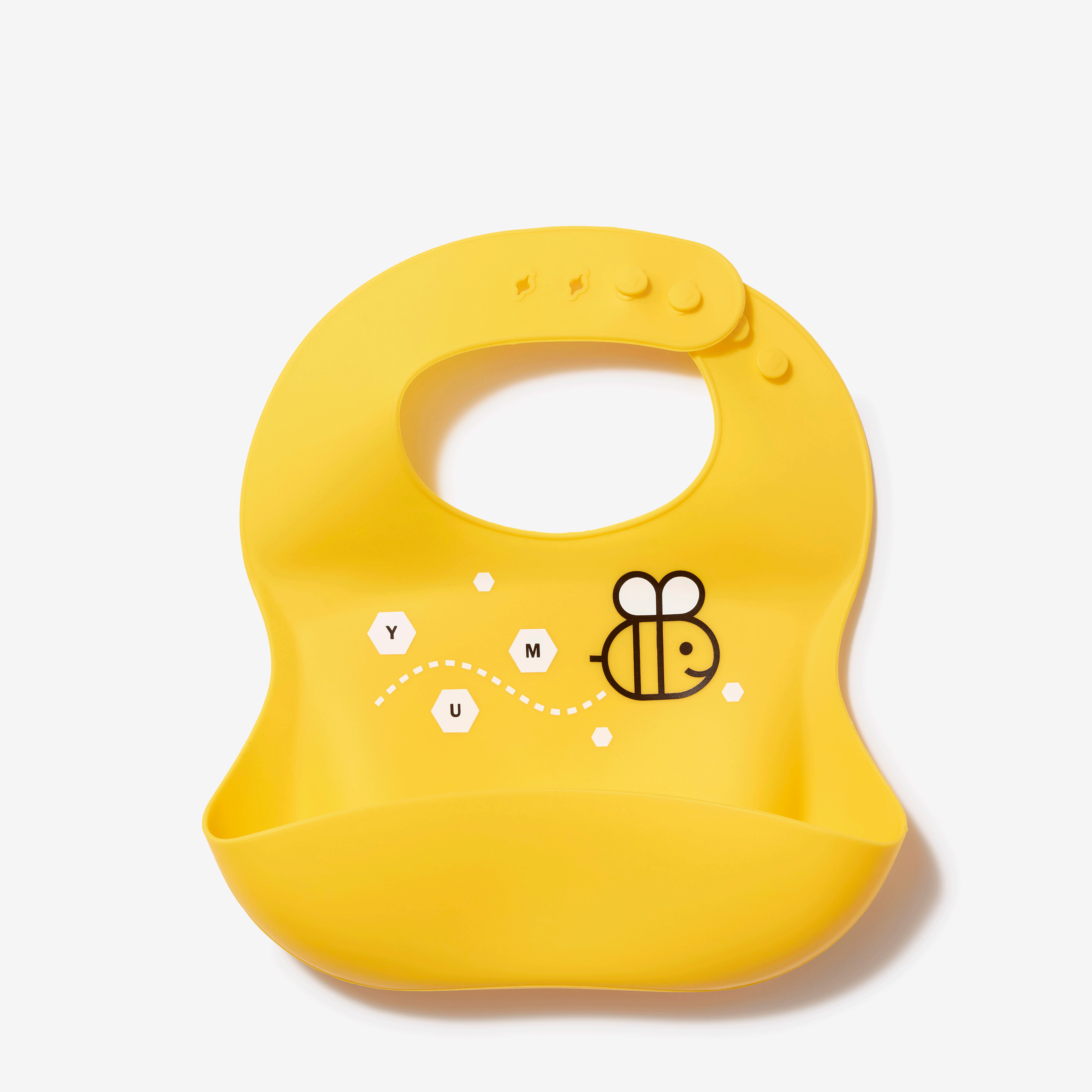 Baby Spelling Bee Bib - Adorable & Absorbent Drool Bib for Infants & Toddlers - Perfect for Feeding, Teething & Messy Playtime