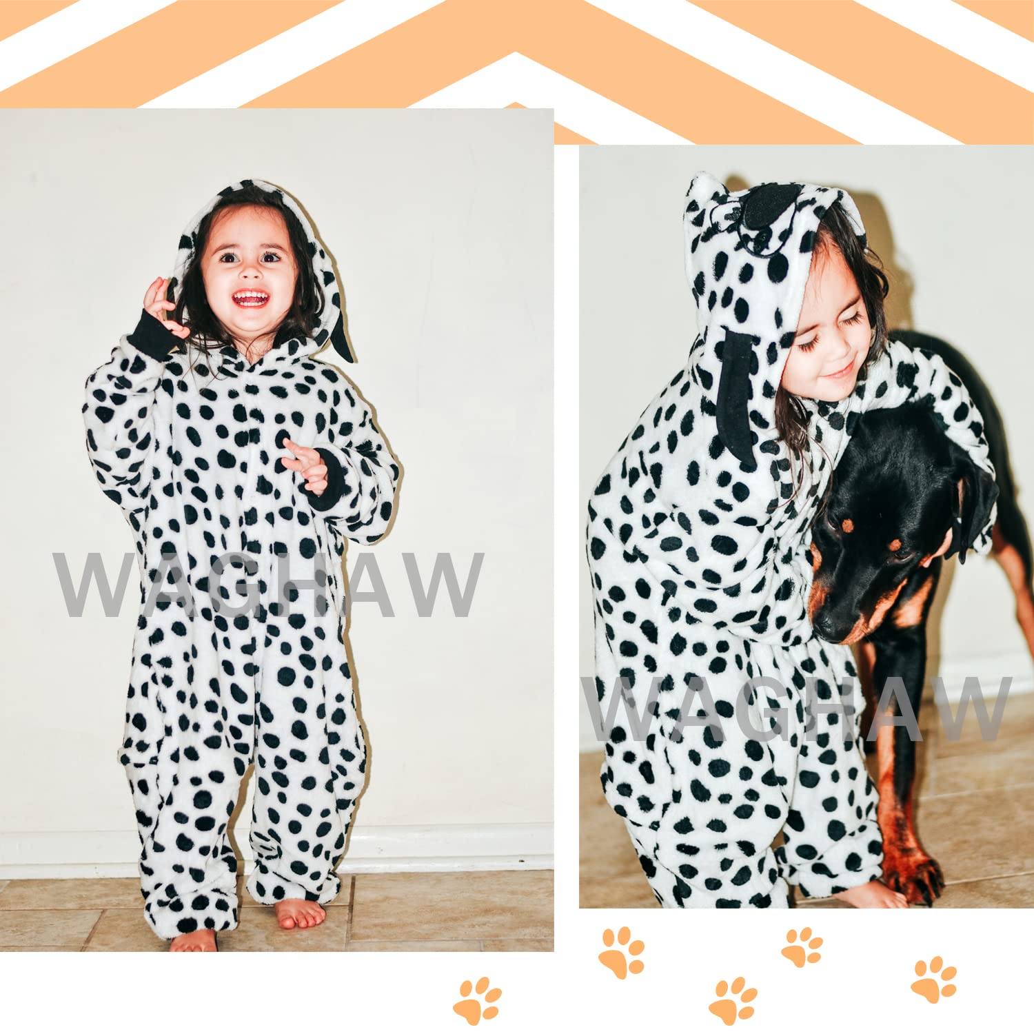 Adorable Dalmatian Costume for Baby Boys & Girls - Soft Animal Bodysuit Halloween Outfit | Perfect for Halloween Parties, Dress-Up Play & Photo Shoots