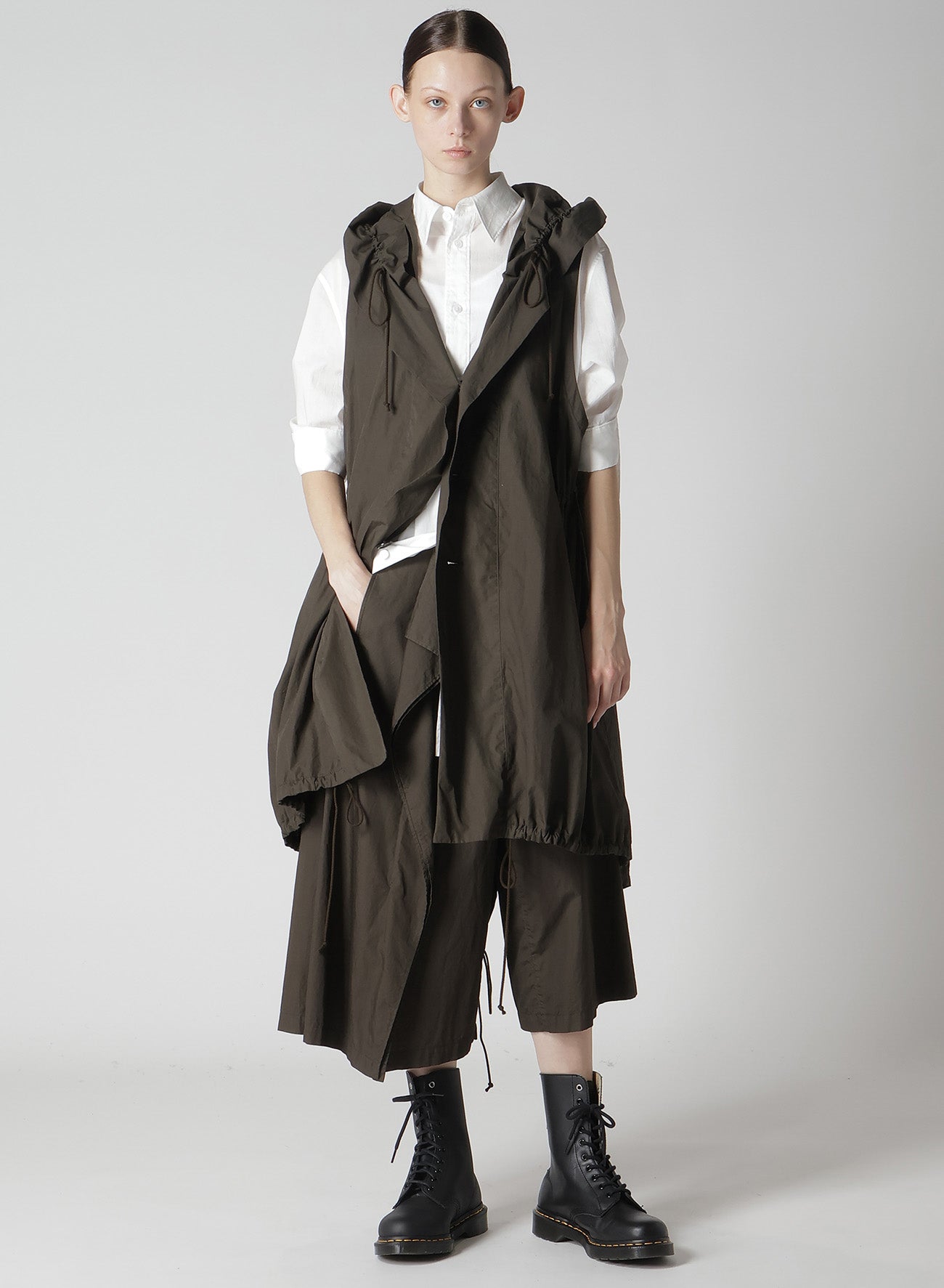 Premium Cotton Broadcloth Garment Dyed Gathered Blouson Top for Women | Casual & Boho Chic Outfits | Perfect for Layering, Office Wear & Weekend Styling