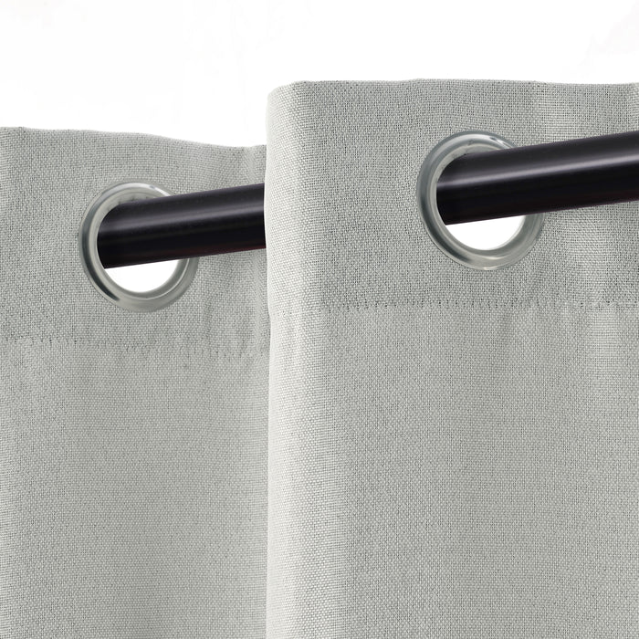 Linen Blackout Curtains Set - Washable Room Darkening Window Panels for Bedroom & Living Room - Light Blocking Thermal Insulated Drapes for Better Sleep & Energy Efficiency