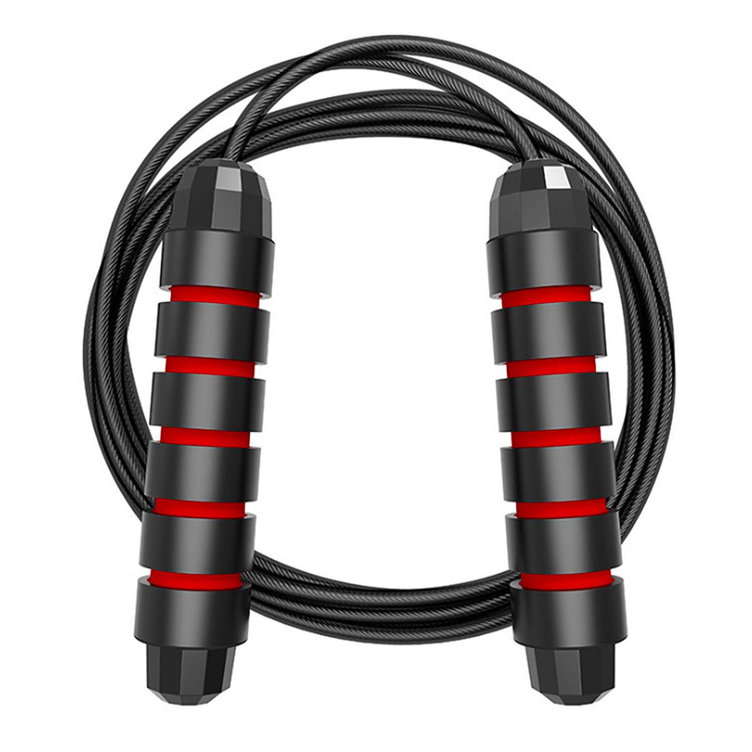 Aphse Adjustable Jump Rope with Ball Bearings - Tangle-Free Skipping Rope for Men, Women & Kids - High-Speed Cable & Memory Foam Handles - Perfect for Gym Fitness, Aerobic Exercise & Speed Training - Ideal for Home Workouts, CrossFit & Boxing Training