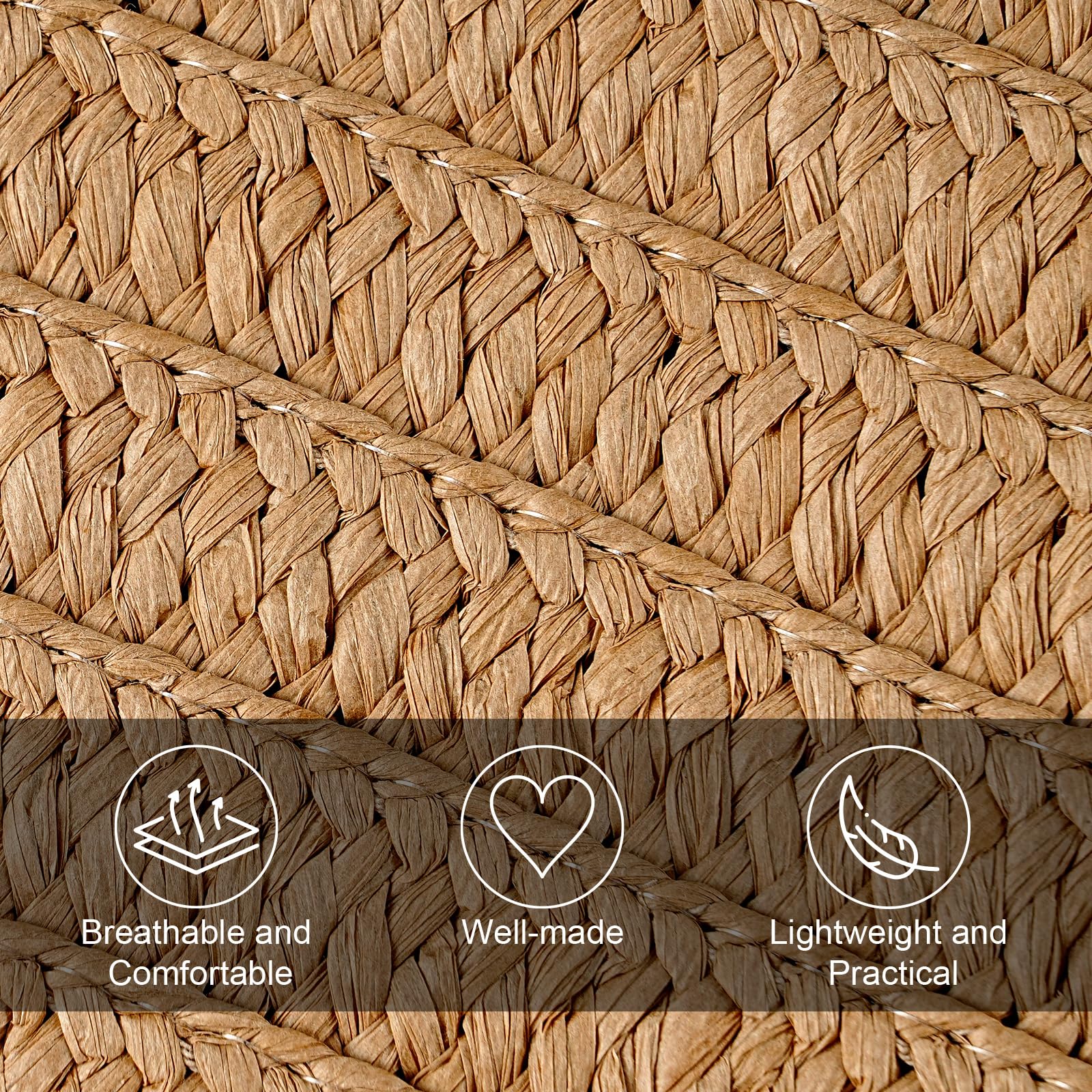 Women's Woven Straw Beach Tote Bag - Summer Mesh Shoulder Bag for Vacation & Travel