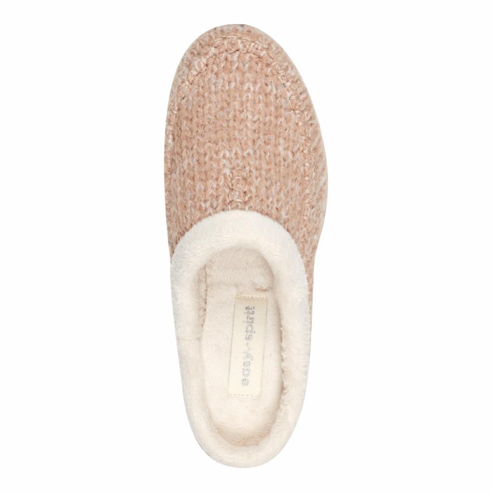 Easy Spirit Women's Travelfur2 Comfortable Slip-On Loafers in Nude - Perfect for Travel, Work & Everyday Wear
