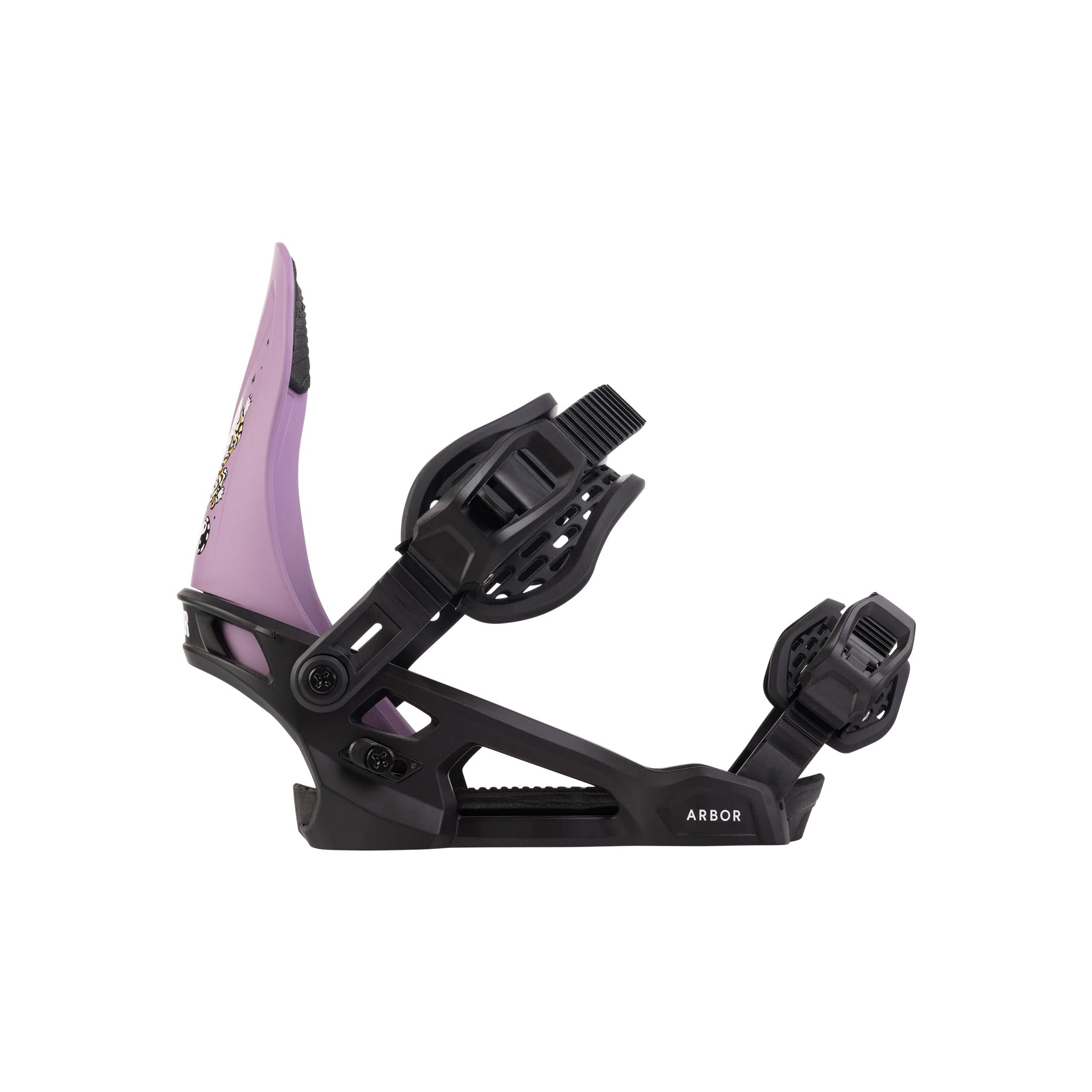 Arbor Junior's Sapling Snowboard Bindings 2025 - Adjustable & Lightweight for Kids & Youth - Perfect for Freestyle & All-Mountain Riding
