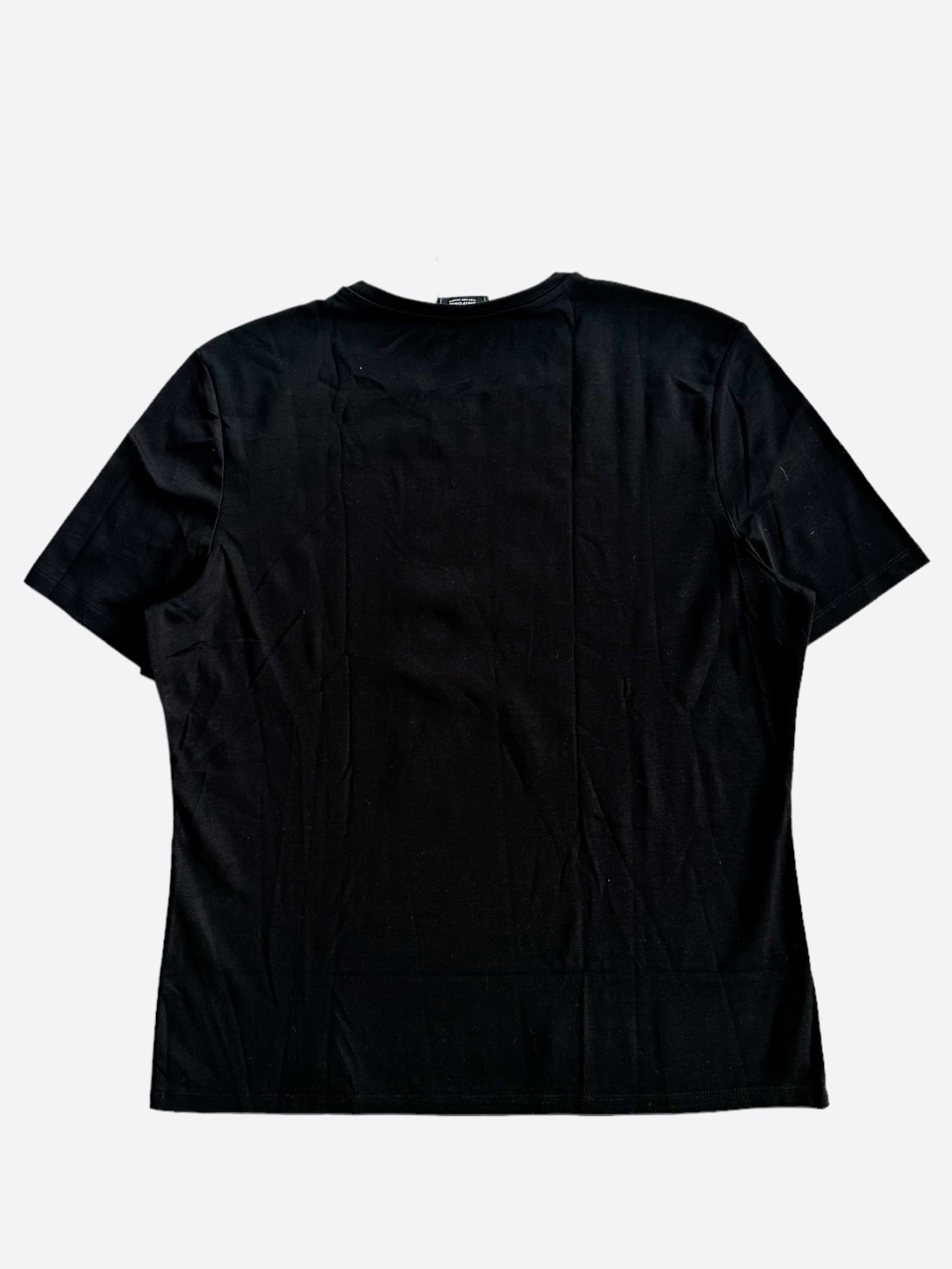Chanel Black & White CC Logo Embroidered T-Shirt for Women - Luxury Cotton Casual Tee for Everyday Wear & Fashion Outfits
