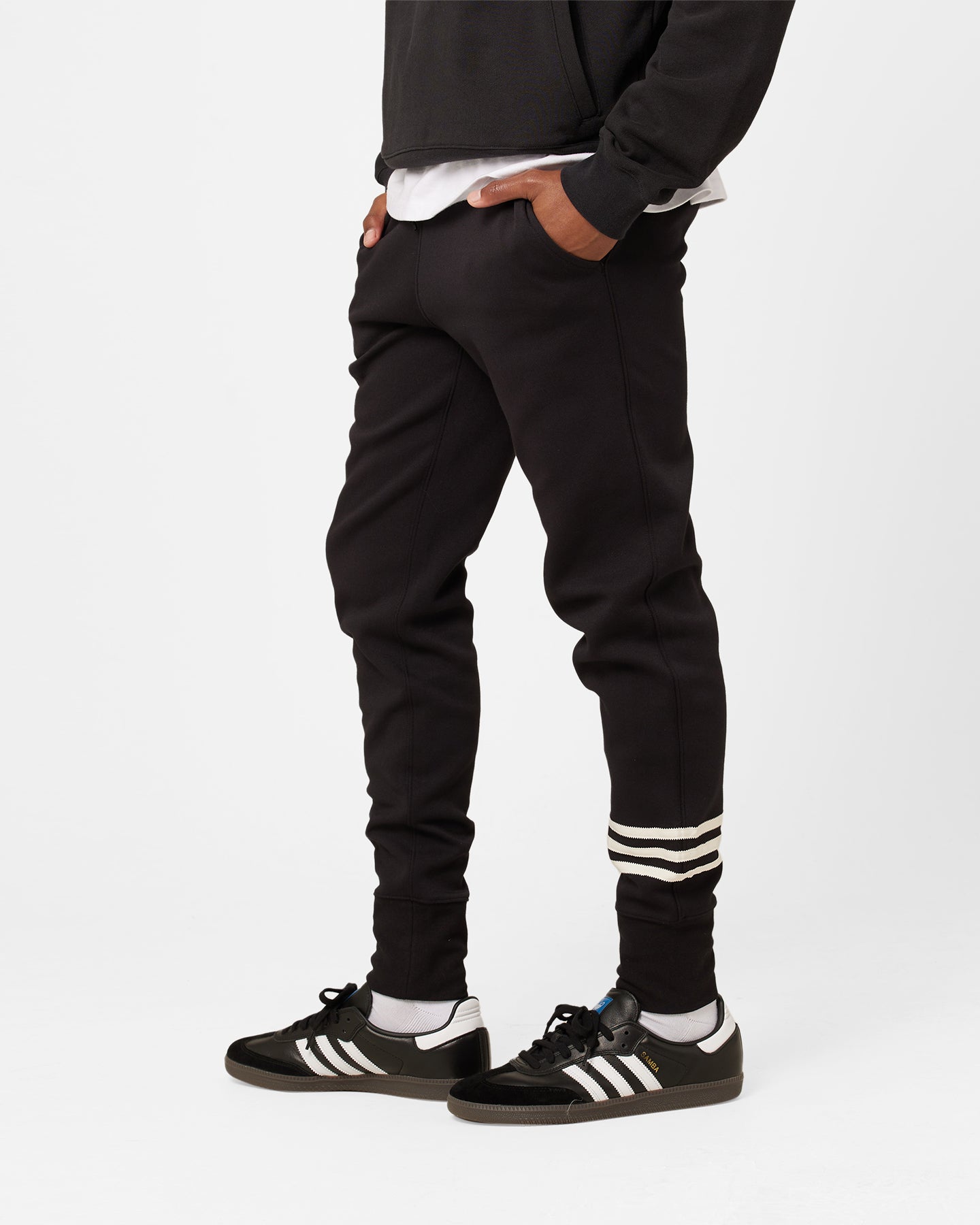 Adidas Adicolor Neuclassics Sweatpants for Men - Black Athletic Joggers with Comfort Fit for Running, Gym & Casual Wear