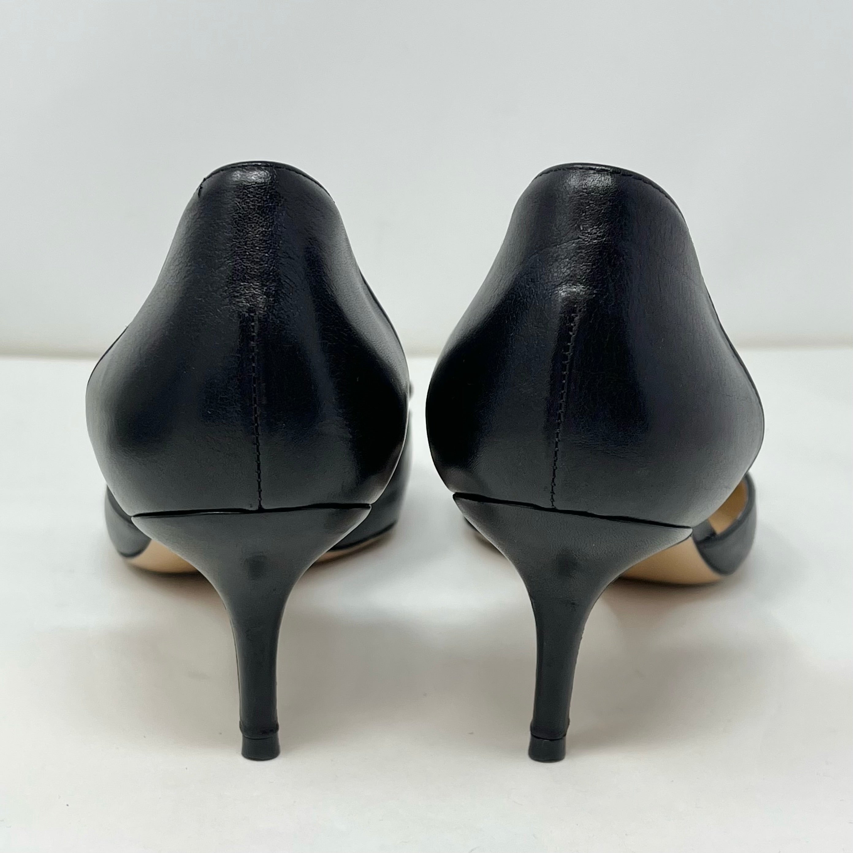 Ferragamo Women's Leather Pumps - Elegant High Heel Dress Shoes for Work, Party & Wedding | Comfortable & Stylish Designer Shoes for Formal Occasions
