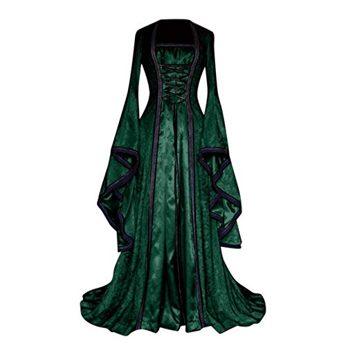 Kinrui Women's Vintage Victorian Ball Gown - Plus Size Medieval Renaissance Costume Dress for Halloween, Cosplay & Historical Reenactment - Elegant Floor Length Formal Evening Gown for Parties, Weddings & Special Occasions