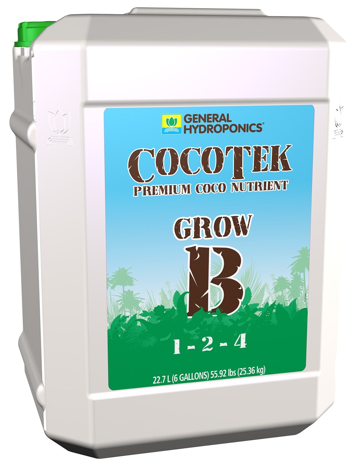 Premium 6-Gallon Hydroponic Coco Coir Grow Bag - General Hydroponics Coco Grow B for Indoor/Outdoor Gardening, Seed Starting & Container Plants