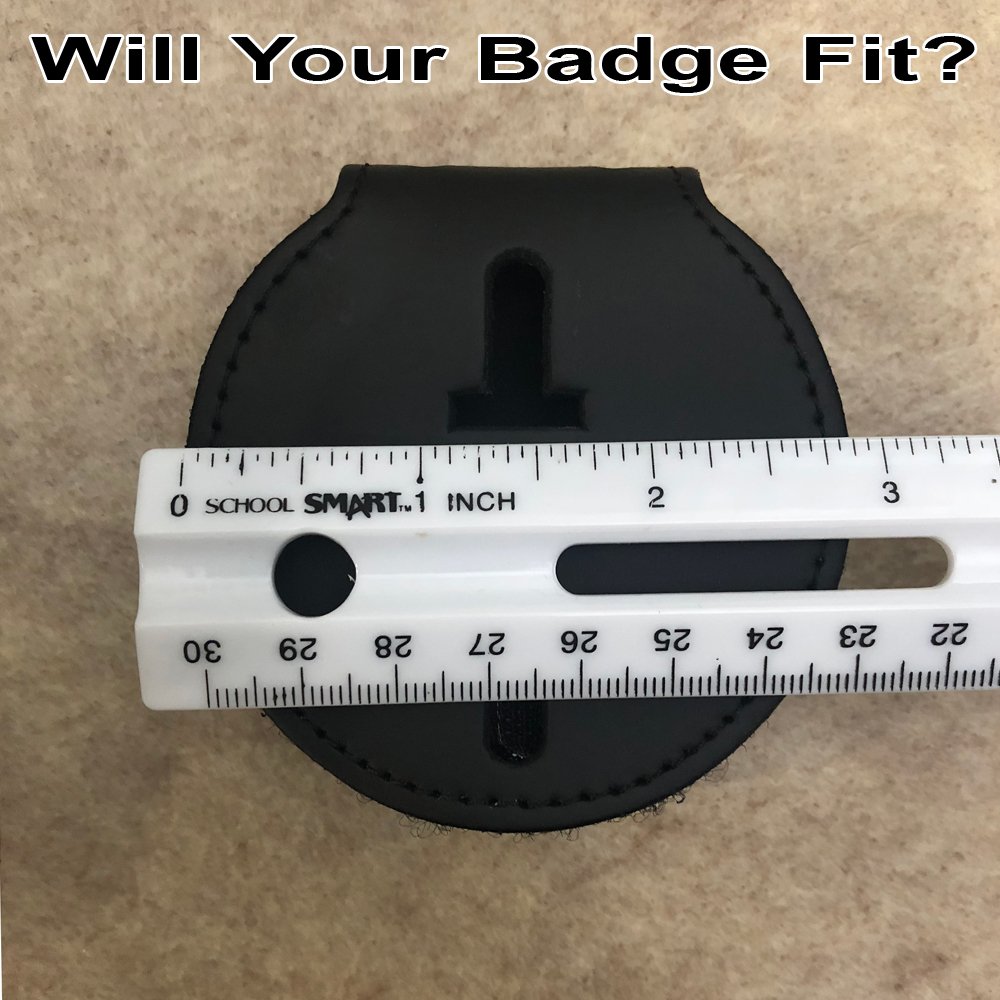 Round Belt Clip Badge Holder - One Size Fits All - Perfect for Security Guards, Nurses & Event Staff