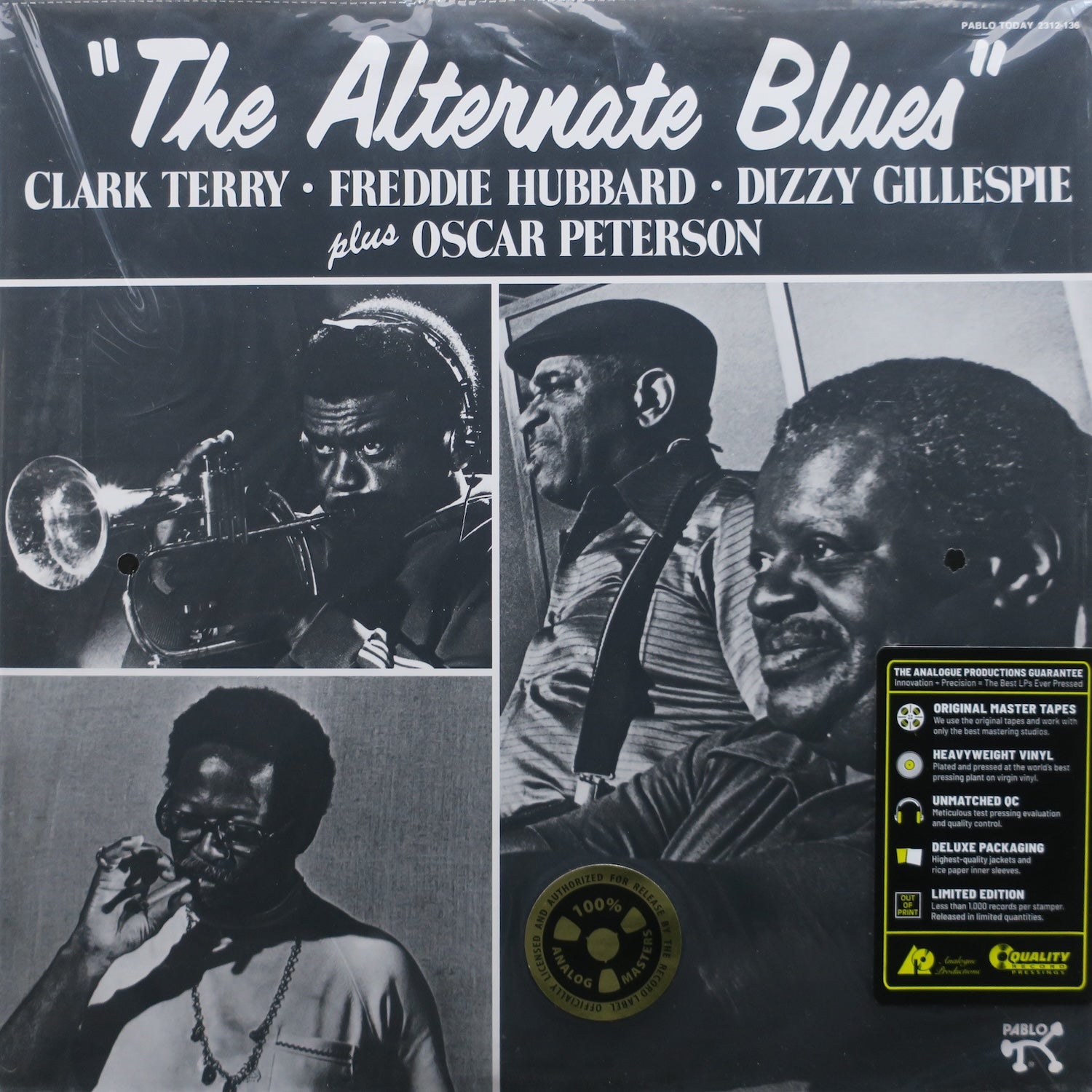 CLARK TERRY, FREDDIE HUBBARD, DIZZY GILLESPIE, OSCAR PETERSON 'The Alternate Blues' 180g Vinyl LP - Jazz Music Collectors Edition for Audiophiles & Record Enthusiasts