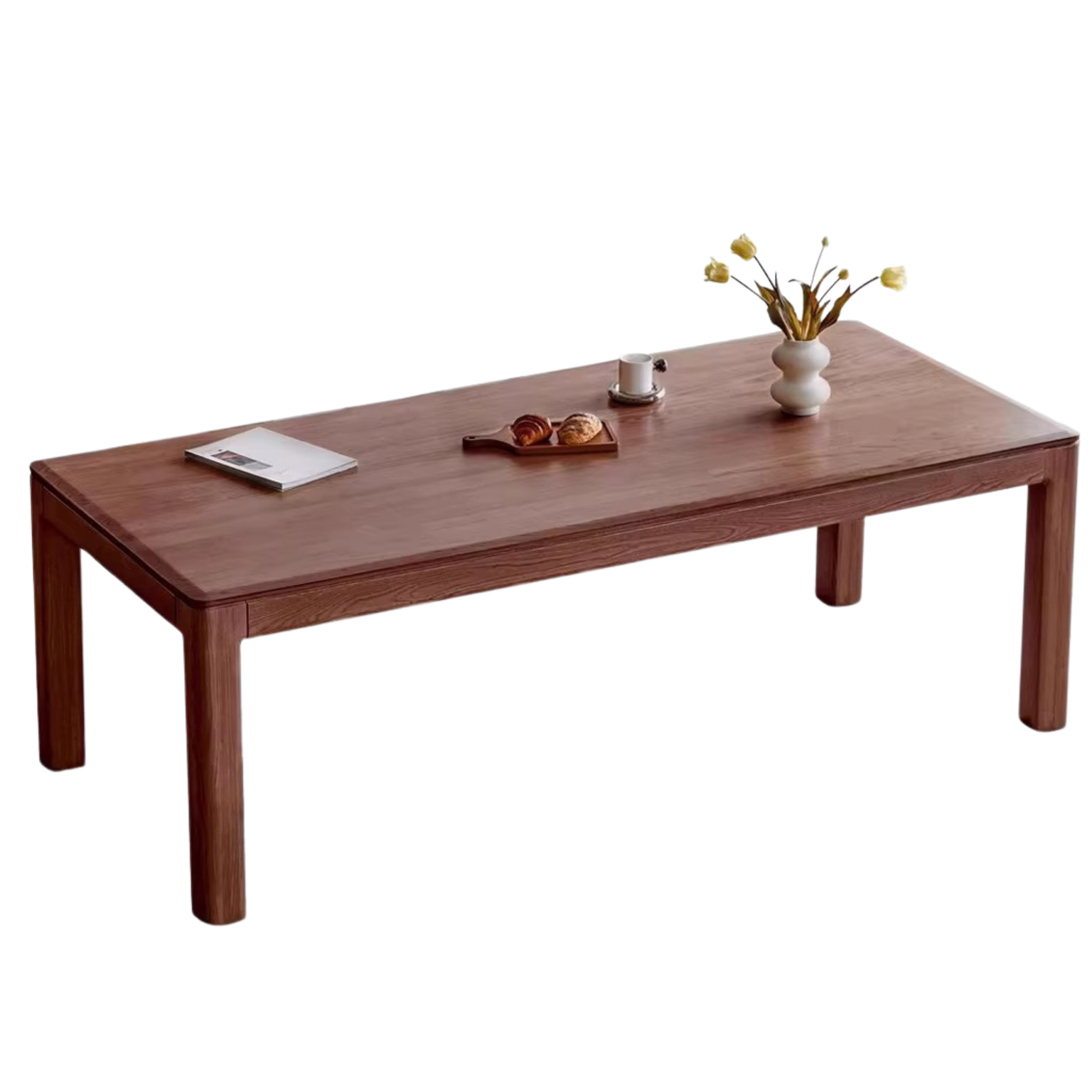 78.7x37.4x29.9 inch / 200x95x76 сm / Walnut color / Oak Dining table
