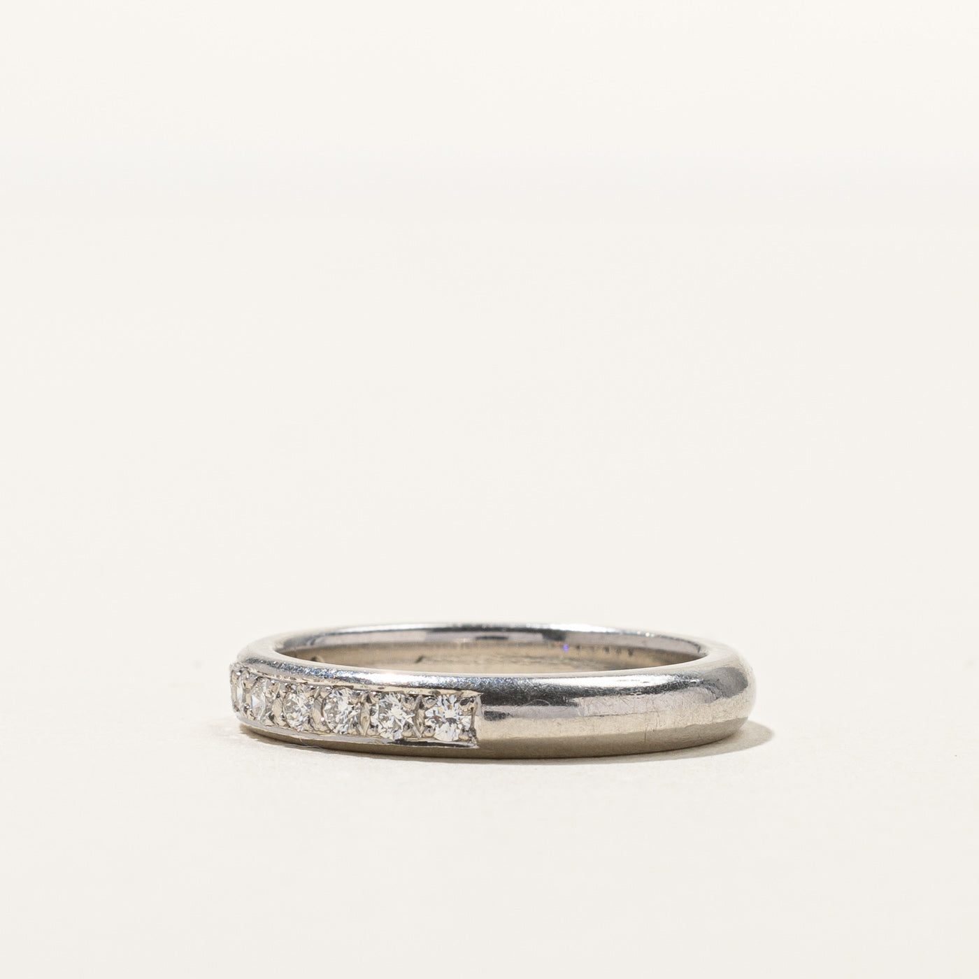 0.30ctw Diamond Semi Eternity Band Ring - Size 5 | Dainty Stackable Wedding Band, Anniversary Gift for Her | Perfect for Bridal Jewelry, Valentine's Day & Special Occasions
