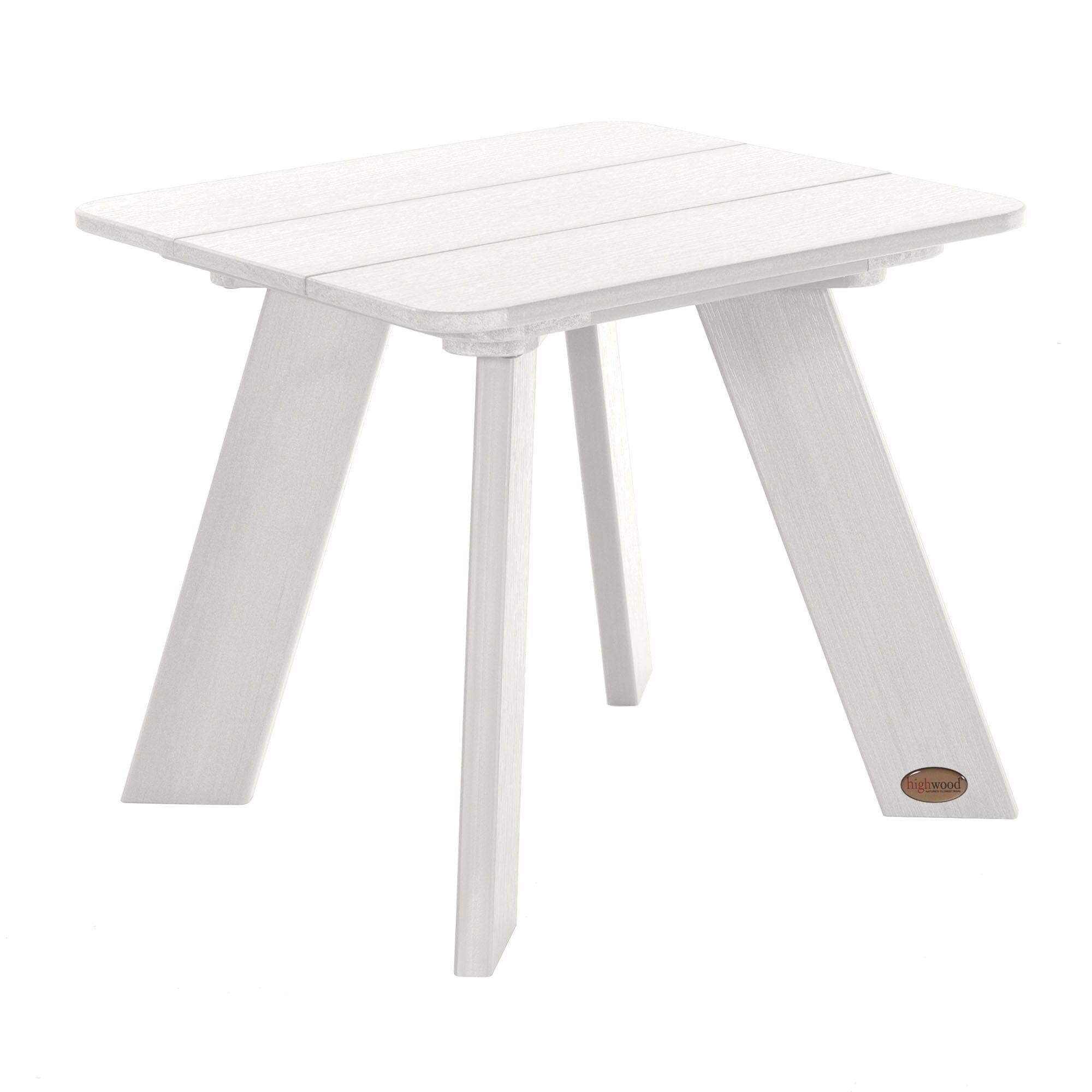 Refurbished Italica Modern Side Table - Nightstand, Bedside Table, Living Room Accent Furniture - Compact & Stylish for Small Spaces