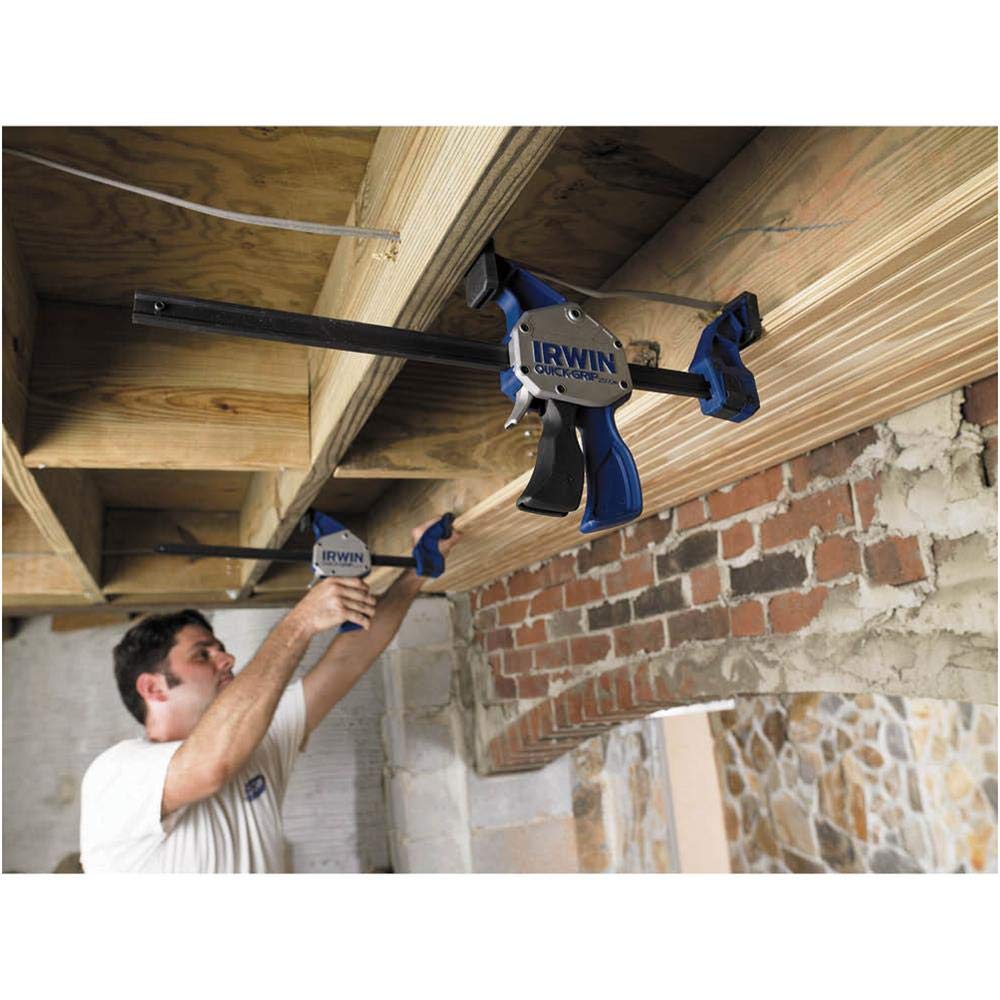 IRWIN 2021418 18-Inch XP Clamp/Spreader - Heavy Duty Woodworking Tool for DIY Projects, Carpentry, and Home Repairs by Irwin Tools