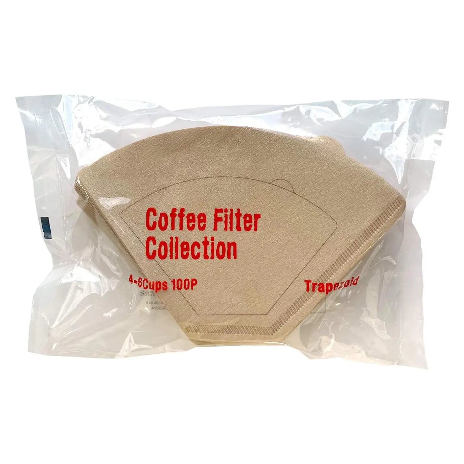 Kanae Shiko 100-Count Wood Pulp Coffee Filters for Drip Coffee Makers - Perfect for Home Brewing & Office Use