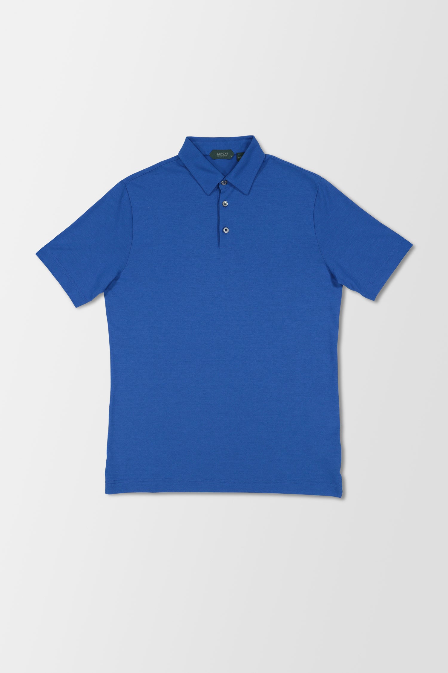 Zanone Men's Blue Polo Shirt - Comfortable & Stylish Casual Wear for Golf, Work & Everyday Outfits