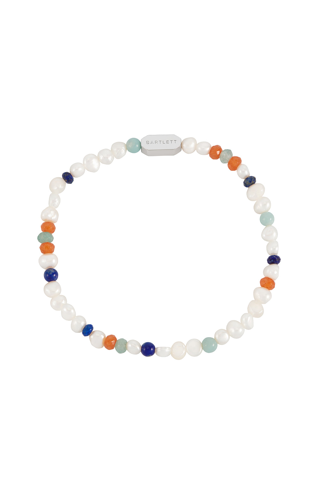 Men's Pearl & Mixed Gemstone Bracelet - Elegant Handmade Jewelry for Gifts, Weddings & Special Occasions