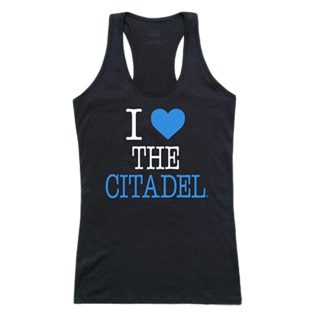 **The Citadel Bulldogs Women's Love Tank Top - Soft Black Cotton Tee for Casual Wear & Game Day Outfits**