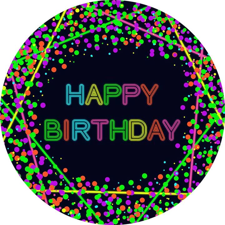 Happy Birthday Cake Topper - Fondant Cake Decorations for Birthday Parties, 32cm | Perfect for Wedding, Anniversary & Celebration Cakes