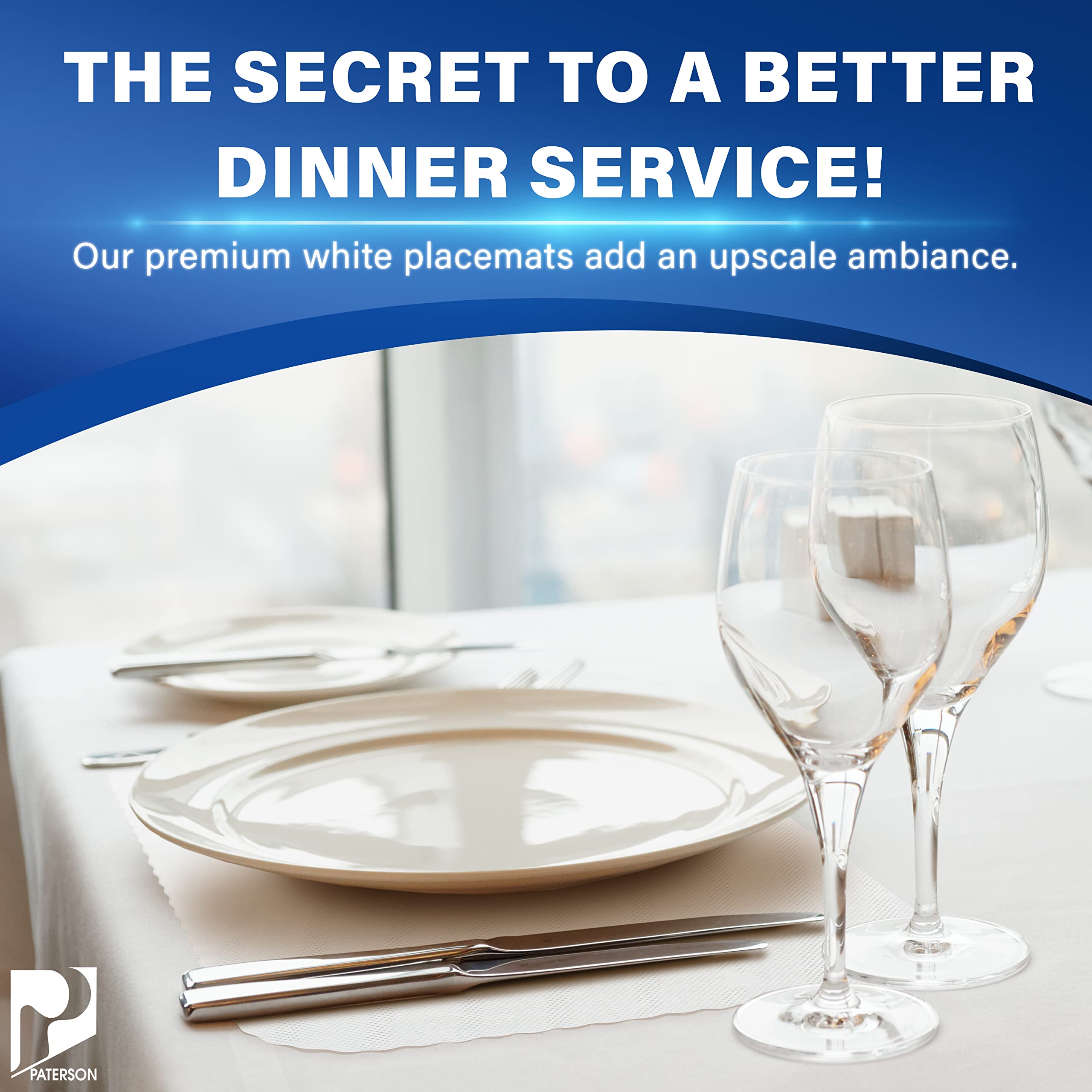 Premium White Disposable Paper Placemats 14