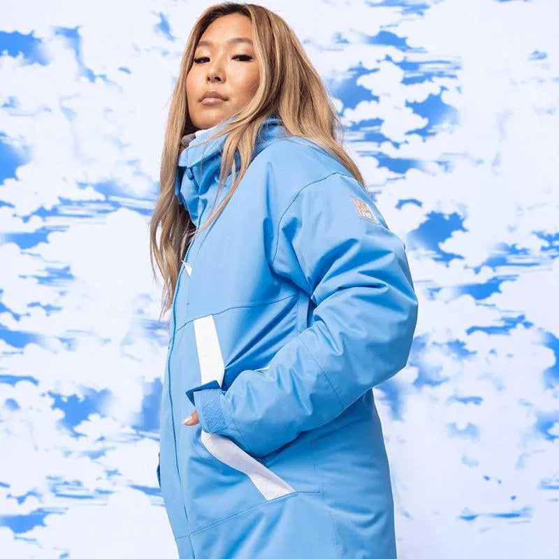 Roxy Chloe Kim Celeste Snow Jacket - Women's Waterproof Winter Coat for Skiing & Snowboarding | Warm Insulated Outerwear for Cold Weather Adventures