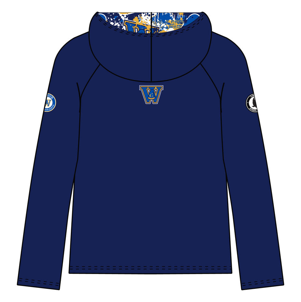 Wilson Elementary Navy Hoodie for Youth & Adults - Comfortable Pullover Sweatshirt for School, Casual Wear & Outdoor Activities