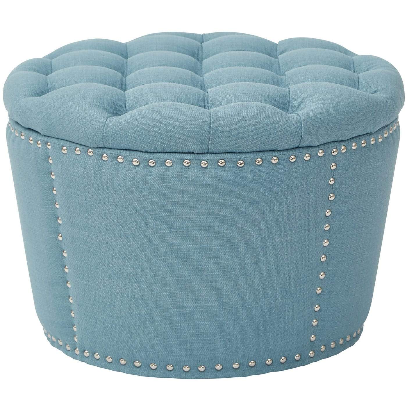 Office Star OSP Accents Lacey Tufted Storage Set [SB239] - Stylish Fabric Storage Bins for Home Office Organization, Closet Storage & Nursery Decor
