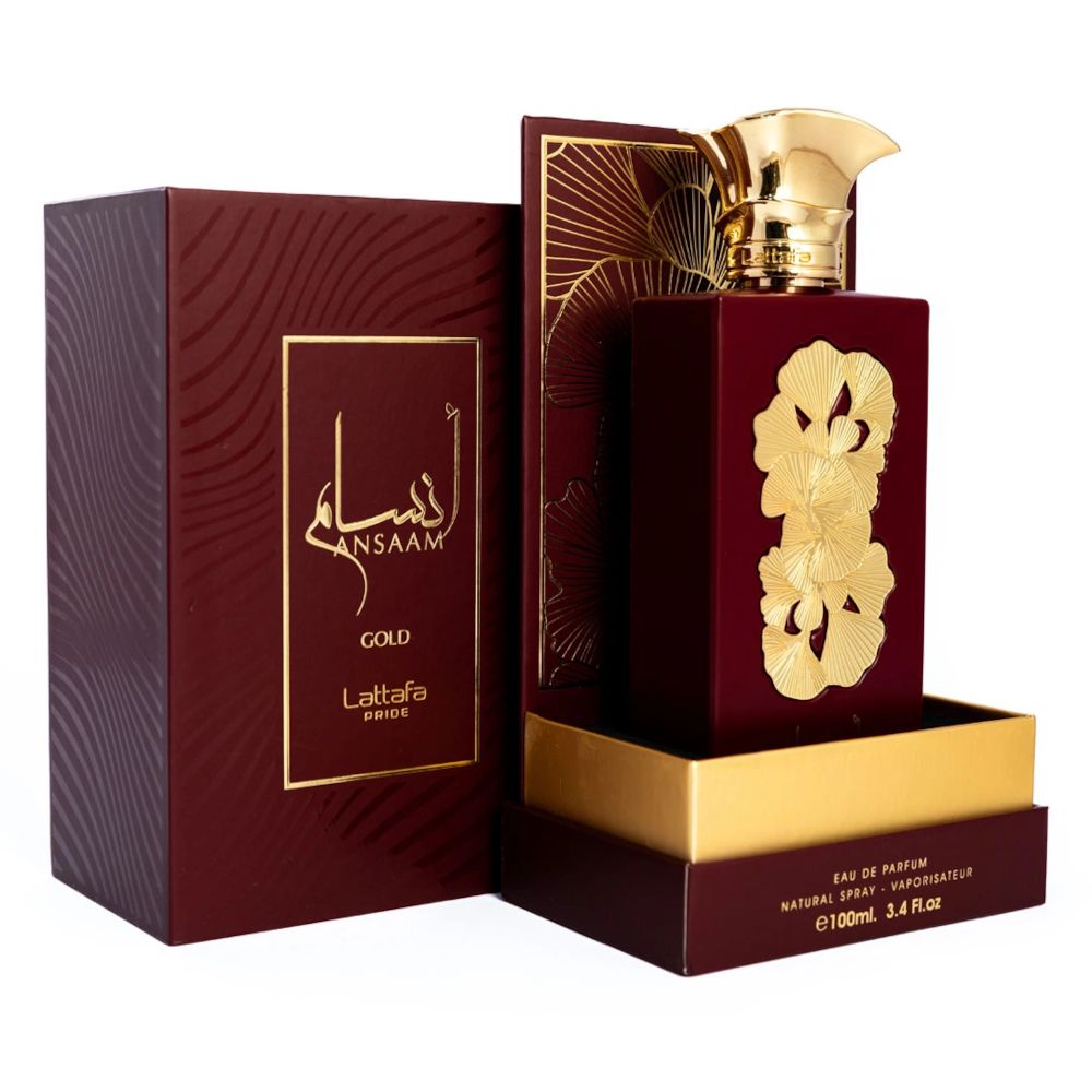 Lattafa Pride Ansaam Gold EDP Perfume for Women - 100ml Luxury Arabian Scent for Evening Wear & Special Occasions