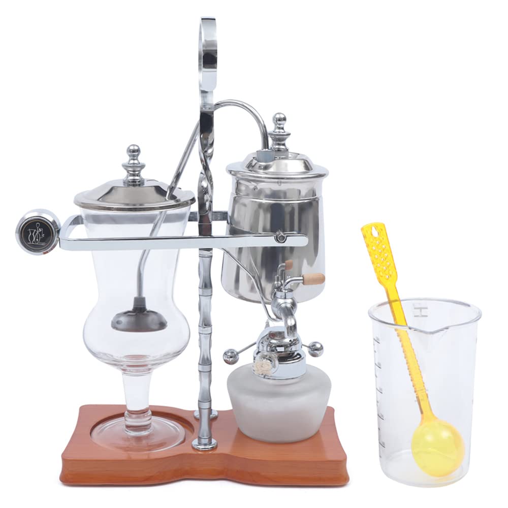 Premium Royal Family Balance Syphon Coffee Maker Set - Elegant Retro-Style Siphon Coffee & Tea Brewer for Home, Office & Cafe Use | Barista-Grade Coffee Machine with Vintage Design