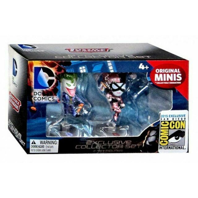 DC Comics The Joker and Harley Quinn 2015 SDCC Exclusive Collector Set - Limited Edition Action Figures for Comic Book Fans, Collectors & Display - Perfect for Home Decor, Office Display & Gift Giving