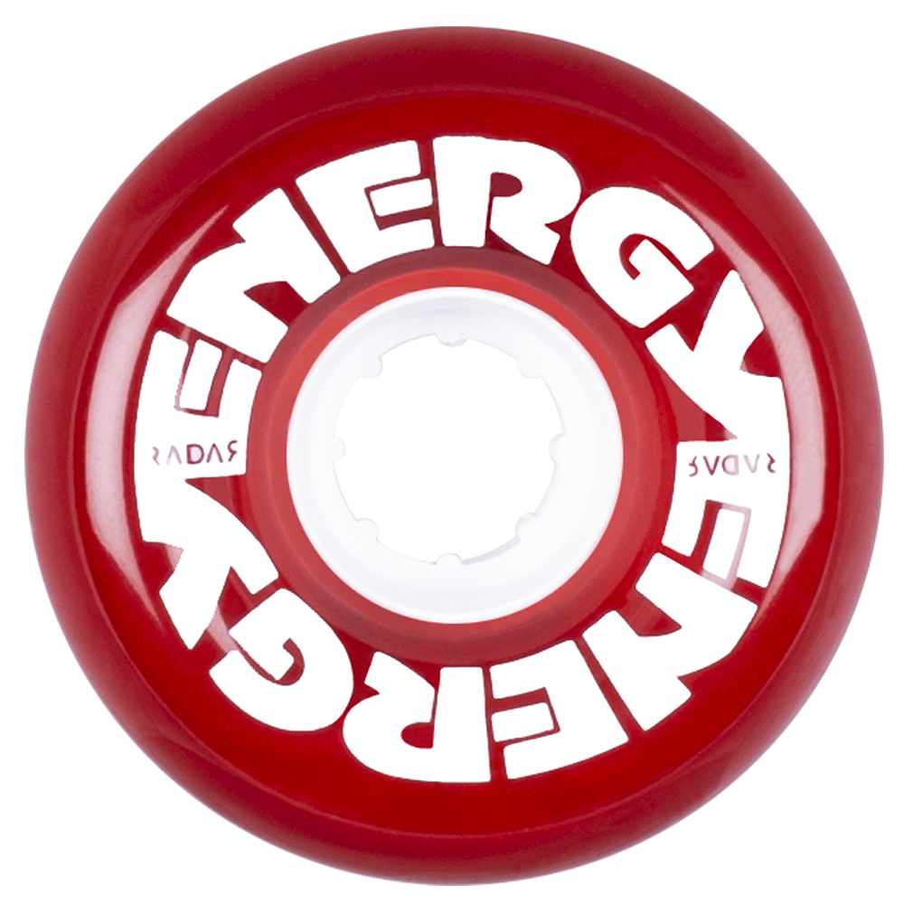 Radar Energy 65mm Skateboard Wheels 4-Pack - High Performance Wheels for Smooth Riding on Streets and Parks