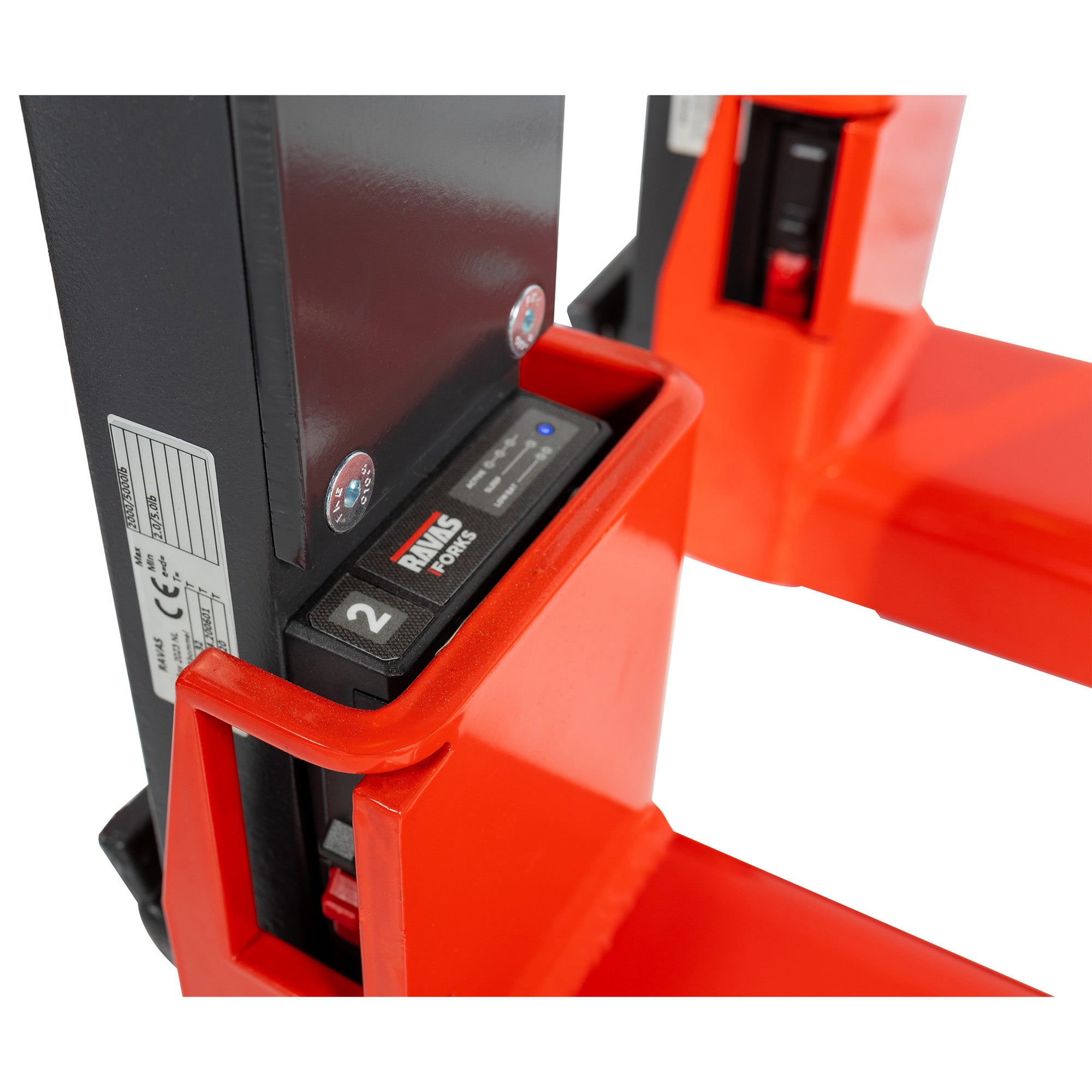 iForks 32 Forklift Scale - Heavy Duty Digital Fork Scale for Warehouses, Shipping & Logistics - 5000lb Capacity - Perfect for Pallet Weighing & Inventory Management